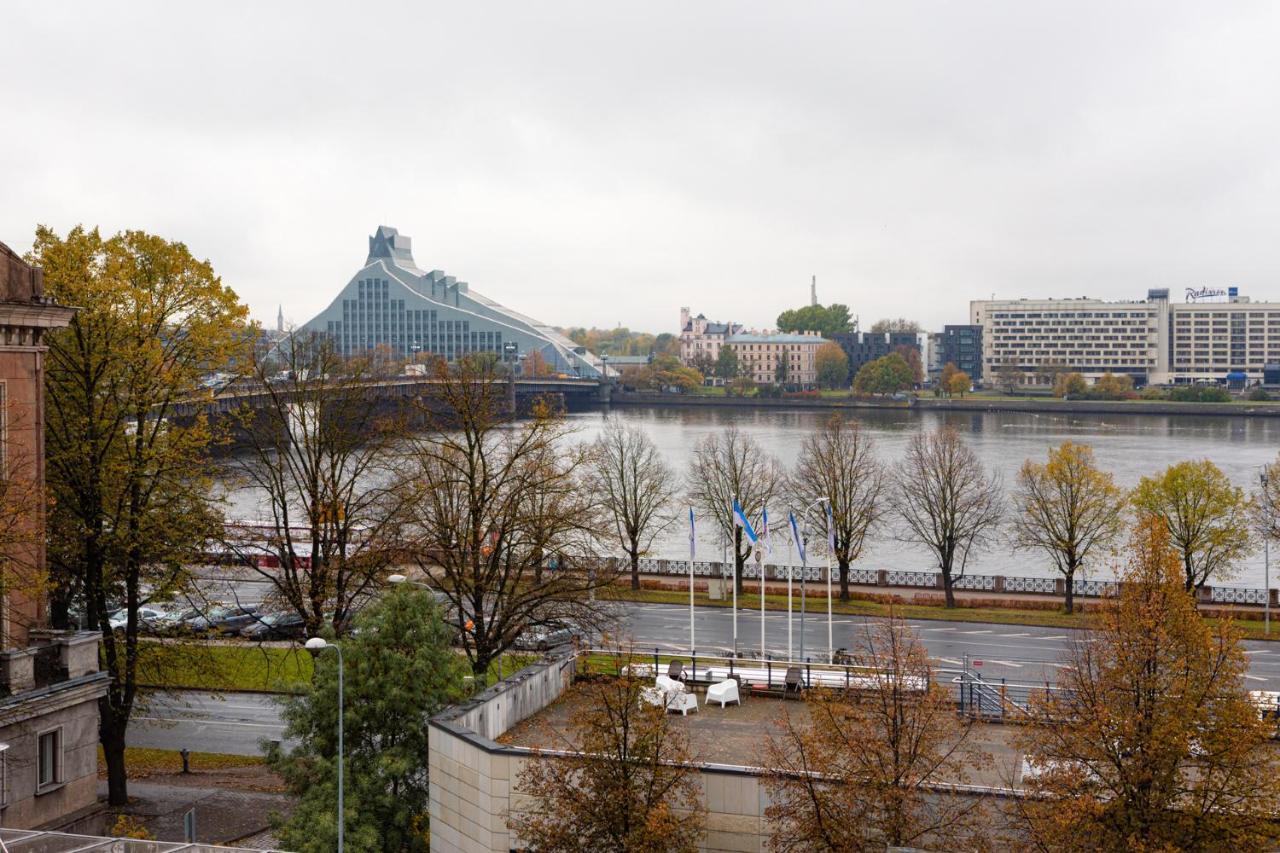Old Riga Two Floor Palasta Loft Apartment With River View 外观 照片